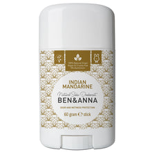 Load image into Gallery viewer, Ben &amp; Anna Natural Soda Deodorant - Indian Mandarine 60g