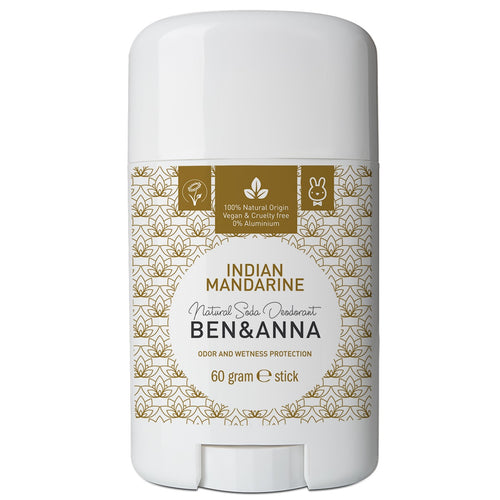 Ben & Anna Natural Soda Deodorant - Indian Mandarine 60g