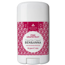 Load image into Gallery viewer, Ben &amp; Anna Natural Soda Deodorant - Pink Grapefruit 60g